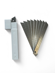 ZORRO 1403 Dar Maket Bıçağı Yedeği 9mm ( 1 Tüp ) - 4