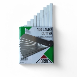 ZORRO 1404 Geniş Maket Bıçağı Yedeği 18mm 14 Kırımlı ( 1 Tüp ) - 3